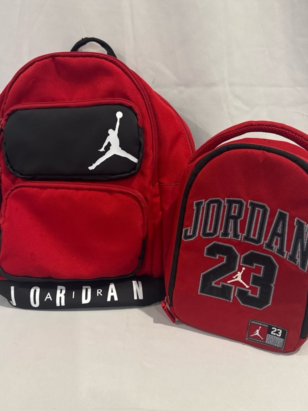 Jordan Red and Black Backpack Duo - Men's Athletic Pack